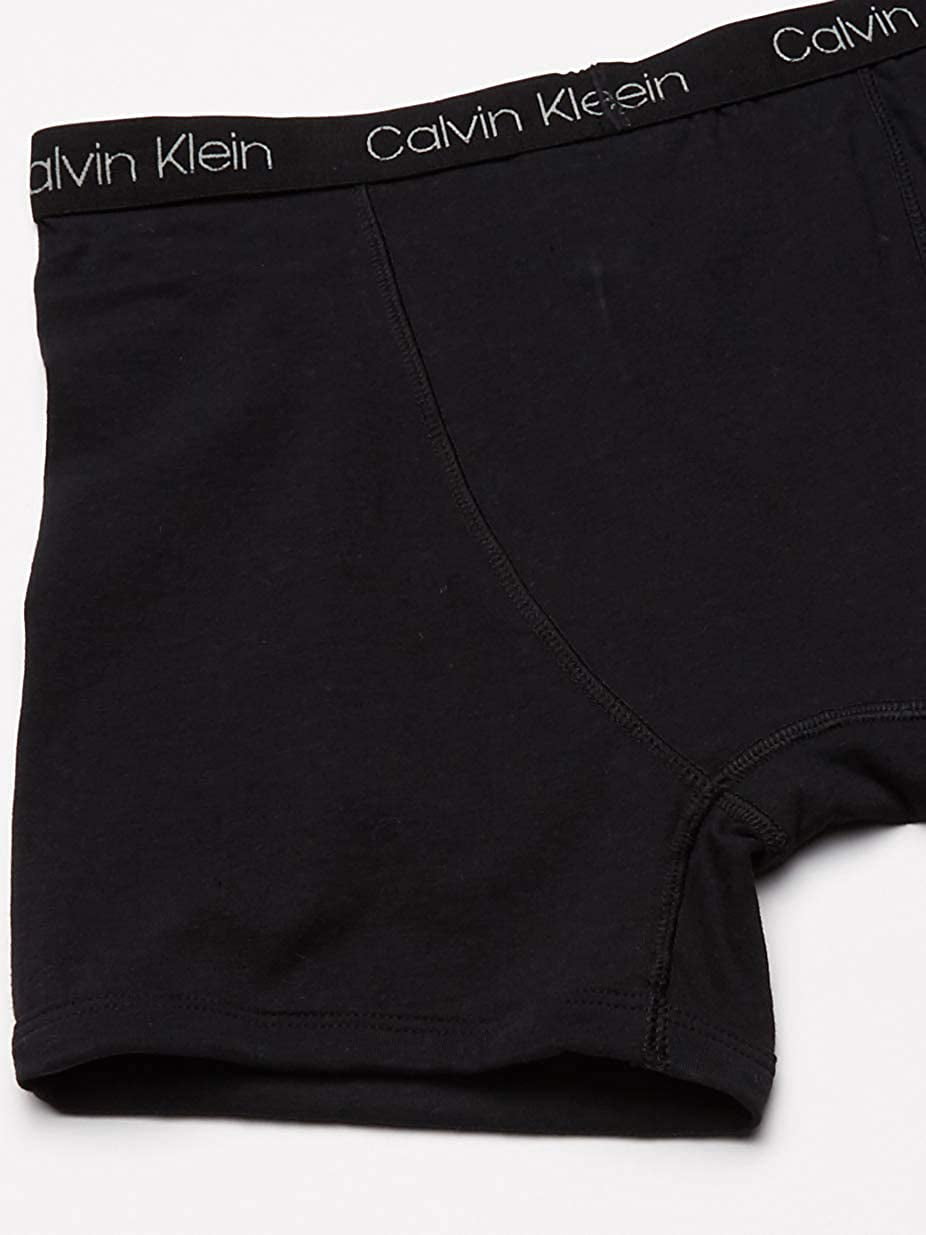 Calvin Klein Boys' Modern Cotton Assorted Boxer Briefs, Blue, Size
