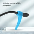 12 Pair/1 Set Silicone Eyeglasses Antiskid Ear Pads AntiSlip Holder