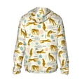 thumbnail image 2 of Picia Leopard Print Women's Men's UPF 50+ Sun Protection Hoodie Shirt Long Sleeve SPF Fishing Outdoor UV Hiking Lightweight Shirts-Medium, 2 of 9