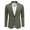 Army Green, variant on Men's Lightweight Two Button Knit Blazer - Casual Sport Coats Suit Jacket