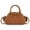 Brown, variant on Wrangler Small Crossbody Purses for Women Boston Barrel Bag Mini Top Handle Bags with Crossbody Strap, Tan