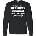 thumbnail image 3 of Inktastic Only the Best Grandpas Get Promoted to Great Grandpa Long Sleeve T-Shirt, 3 of 5