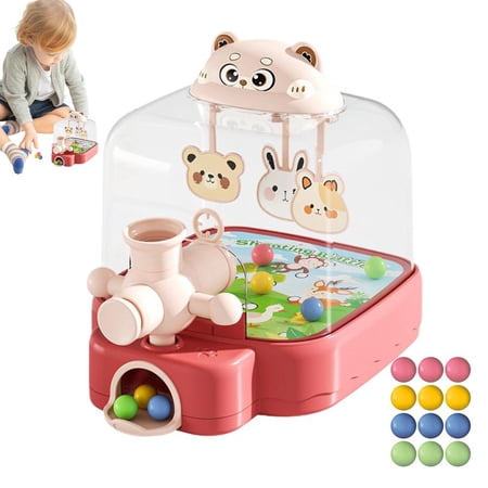 GoldCister Pinball Game Desktop Arcade Game Cute Bear Pinball Machine Board Kids Games Interactive Reaction Training Toys for Kids Aged over 3 Years Old respectable