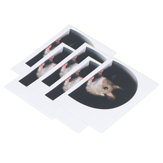 Calcomanías De Pared Con Orificio Para Ratón, Dibujos Animados Fáciles De Aplicar 20PCS Calcomanías De Pared Con Orificio Para Ratón Inofensivas Para Interiores Y Exteriores ANGGREK Otros