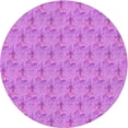 thumbnail image 1 of Ahgly Tapis Rond Lavable en Machine Intérieur Transitionnel Violet Violet, 3 Pieds Rond, 1 of 7