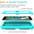 thumbnail image 5 of SUPNICE Kids Case for New iPad 9.7 2018/2017 with Built-in Screen Protector, Light Weight Shock Proof Handle Stand Kids Case for iPad 9.7 2017/2018 iPad Air/iPad Air 2/iPad Pro 9.7 - Turquoise, 5 of 8