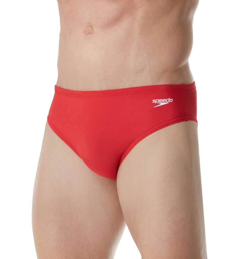 Speedo Men's Speedo 7705922 The One Solid Swim Brief (Speedo Red 38