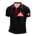 thumbnail image 1 of Mens Shirt for Everyday Casual Wear with Embroidered Maple Design Ideal for Canada Day Celebration, 1 of 3