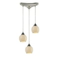 thumbnail image 2 of Elk 10208/3CLD Fission Pendants 10in Satin Nickel 3-light Satin Nickel, 2 of 4