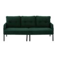 thumbnail image 5 of Jopath Oversized Loveseat, Double-Seater Sofa Cozy Bedroom Sofa with Metal Legs and Side Pockets for Living Room Bedroom Dorm Apartment Emerald, 5 of 7