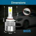 thumbnail image 5 of For Toyota Tundra 2007-2013 6000K LED Headlight Hi/Lo + Fog Light Bulb Combo Kit, 5 of 7