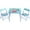 Blue, variant on Bluey Kids' 3-Piece Table and Chairs Set, Blue