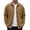 Khaki, variant on Vxararl Men Corduroy Shacket Jacket, Classic Long Sleeve Corduroy Shirt Overshirt, Lightweight Shirt Jacket with Dual Chest Pockets for Fall Everyday Outfits Army Green 2xL