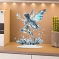 thumbnail image 5 of Acrylic Tabletop Standing Art Decor Ornament, Colorful 7.87" Acrylic Display for Living Room, Bedroom, Windowsill, Modern Home Decoration & Gift for Any Occasion, 5 of 5