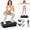 Black, variant on Vibration Plate Exercise Machine, Full Body Workout Vibrating Plate for Lymphatic Drainage Weight Loss, 460 Lbs Capacity Shake Platform with 300 speeds for Women Men