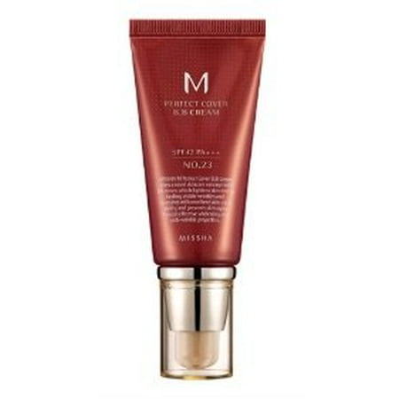 MISSHA M Perfect Cover BB Cream SPF 42 PA+++ No.23 Natural Beige, 1.69 (The Best Bb And Cc Creams)