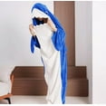 thumbnail image 3 of Shark Blanket Adult Boys Girls, Shark Onesie Hoodie Wearable hark Sleeping Bag, Soft Cozy Onesie Costume Gift, 3 of 6
