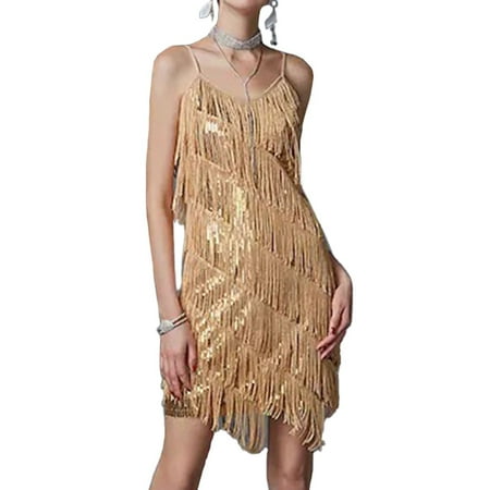 Blphud Formal Shoes for Women Gown Dress Women s Sleeveless Backless Evening Dress Elegant Sexy Tight Mini Dress Printed Formal Dresses for Women Gold XXXXL