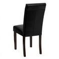 thumbnail image 4 of Flash Furniture Godrich Panel Back Parsons Chair, Black, 4 of 12