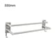thumbnail image 5 of Kearding Toallero multifuncional, fácil de instalar y para baño, toallero, toallero, conveniente, duradero, de alta calidad Juegos de accesorios de baño plateado 550 mm, 5 of 6