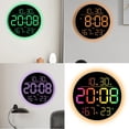 thumbnail image 2 of LED Color Changing Wall Clock Large Modern Design, 2 of 15