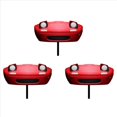 thumbnail image 1 of 3X Gancho para Llaves Antiguo Montado en la Pared, Estilo Clásico, Estante para Almacenamiento de Llaves en la Puerta, para Definir un Espacio Despejado en el Hogar. Rojo Miata, 1 of 3