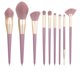 thumbnail image 1 of Juego de 9 pinceles de maquillaje para base de maquillaje, difuminado, sombra de ojos, polvos y corrector. Kit para principiantes y expertos., 1 of 7