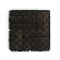 thumbnail image 5 of 3rd Street Inn Acacia Wood Deck Tiles - Ebony Finish - Checkered - 10 Pack, 5 of 5