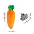 thumbnail image 2 of ElegantHaven Plush Carrot Toy Set - Soft Stuffed Carrot Plushies for Easter Bunny Themed Decor, Kids' Play Toys & Party Favors, 2 of 4