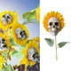 thumbnail image 1 of Decoración divertida del jardín del cráneo de Halloween Estacas de jardín en miniatura Decoración Adornos de decoración de de Halloween Un solo cabezal A CUTICAT Girasol de cabeza de calavera, 1 of 7
