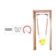 thumbnail image 2 of Asiento de columpio para niños con respaldo alto, capacidad de carga de 120 kg, repuesto de asiento de columpio para niños Amarillo, 2 of 9