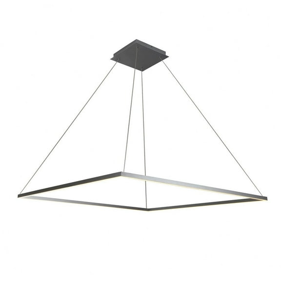 VONN Atria 51" Adjustable ETL Certified Integrated LED Chandelier in Silver
