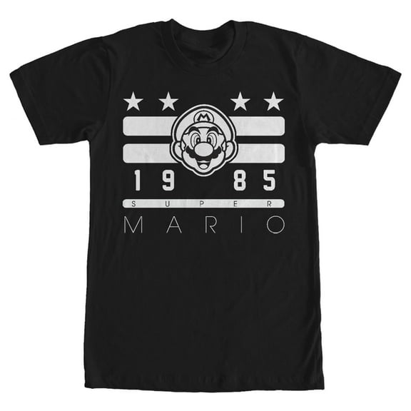 Men's Nintendo Super Mario Power Up  Graphic Tee Black X Large