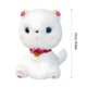 thumbnail image 2 of Juguete de muñeca de gato blanco de peluche | Figura de poliéster relleno suave | Funda de cremallera lavable desmontable | Decoración acogedora del hogar | 25x12x6cm | Regalo Coleccionable | 1 Pieza, 2 of 5