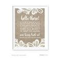 thumbnail image 1 of Bathroom Basket Burlap Lace Wedding Party Signs, 1 of 1