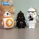 thumbnail image 2 of LLavero de Star Wars de Anime de Disney, colgante de Darth Vader negro Baby Yoda, sonido luminoso, Led, llavero negro de Samurai, regalo de amigos Fivean unisex, 2 of 2