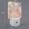 thumbnail image 2 of Pofeuu Abstract Marble Texture Print Night Lights Plug into Wall with Dusk-to-Dawn Light Sensor, LED Nightlight for Bathroom, Adult, Hallway-EU, 2 of 7