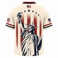 thumbnail image 3 of TQWQT Mens 2026 Patriotic Shirt National Team Game Day T Shirts Round Neck Short Sleeve Football American Flag Graphic Tee Fan Shirts Beige 2XL, 3 of 8