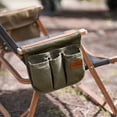 thumbnail image 3 of Multi-Pocket Chair Side Hanging Bag Canvas Hanging Organizer Beside Storage Bag for Camping Table, 3 of 8
