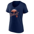 thumbnail image 2 of Women's Navy Detroit Tigers One Champion V-Neck T-Shirt, 2 of 3
