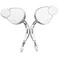 thumbnail image 1 of VPZMT Espejos retrovisores/espejos de visión dividida para Harley Davidson la mayoría de los modelos Road King Street Glide Road Glide Softail Iron 883 Iron 1200 Deluxe Fatboy Sport Glide XG500 XG750, 1 of 5