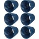 thumbnail image 3 of KAIYANG Paquete de 6 pantallas de tela pequeñas para lámparas de araña, pantallas para mesita de noche, color azul claro, 3 of 4