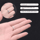 thumbnail image 2 of Anillo de ajuste de tamaño del artefacto envuelto anillo de cuerda transparente anillo de cambio de círculo anillo pequeño PU protección del medio ambiente cuerda de resorte transparente, 2 of 5