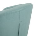 thumbnail image 4 of Contemporary Swivel Glider Chair, Light Blue, 4 of 9