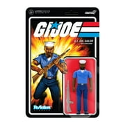 Super7 G.I. Joe Reaction Blueshirt Brown with Beard Figure 3.75"
