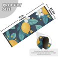 thumbnail image 5 of Yayeee Runner Rug for Bedroom 2'x6' Machine Washable Hallway Non Slip Mat, Lemon Leaves, 5 of 8