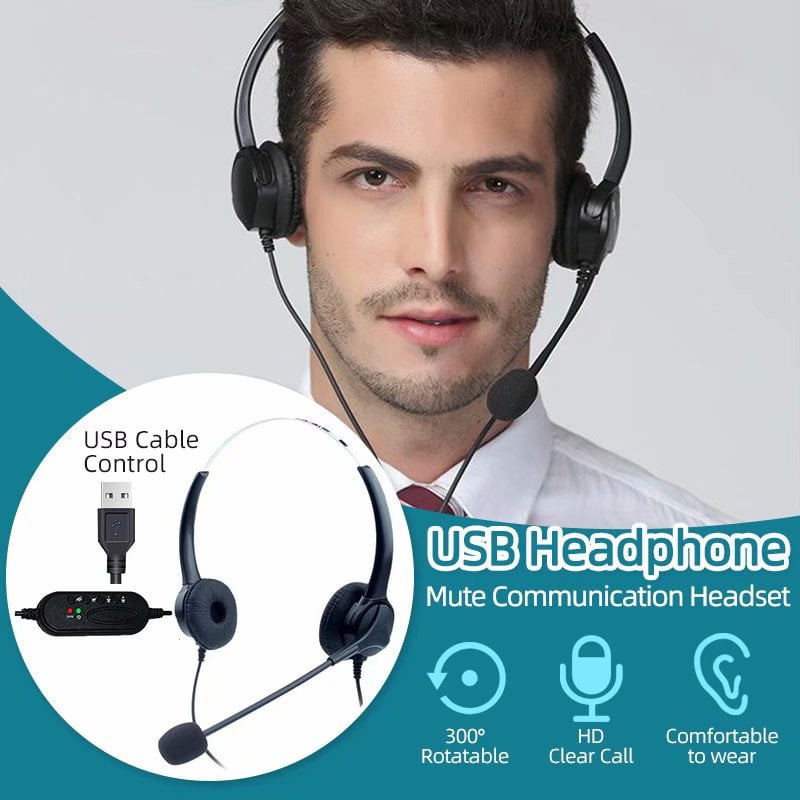 usb headset with mic walmart
