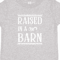 thumbnail image 4 of Inktastic RAISED in a BARN in White Boys or Girls Toddler T-Shirt, 4 of 5