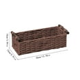 thumbnail image 3 of Luoshdecor Paper Rope Storage Basket,Weave Counter Organizer Wicker Baskets with Handle,Decorative Storage Bins for Bathroom Home, 3 of 6