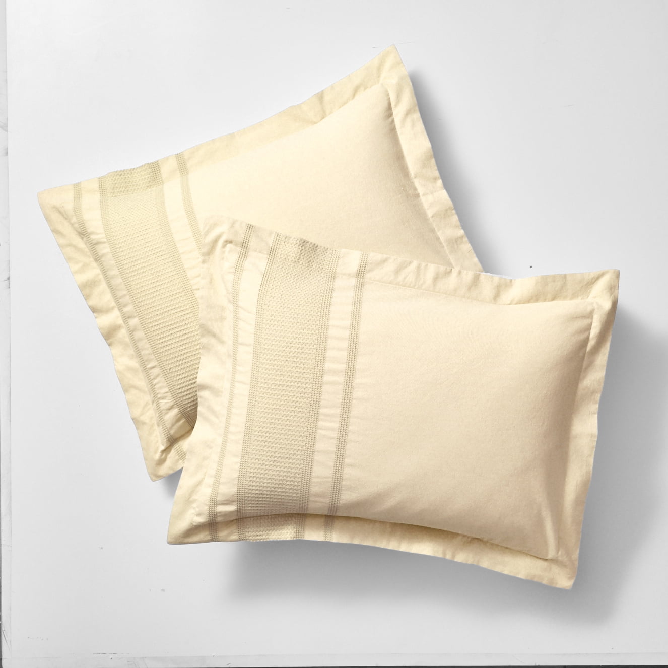 Better Homes & Gardens 3-Piece Cream Waffle Stripe Comforter Set, King
